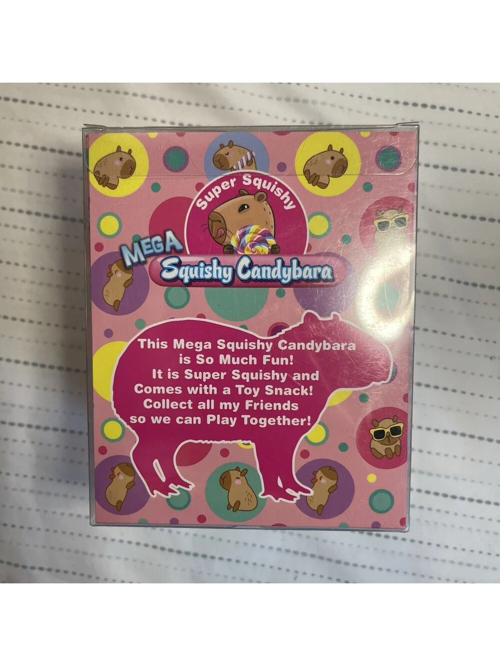Mega Candybara Super Squishy Squeeze Toy with Ice Cream Capybara NEW SEALED